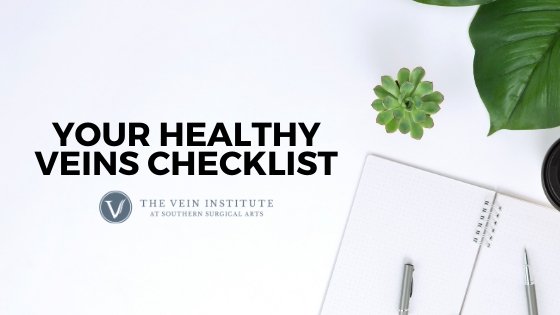 Your Healthy Vein Checklist